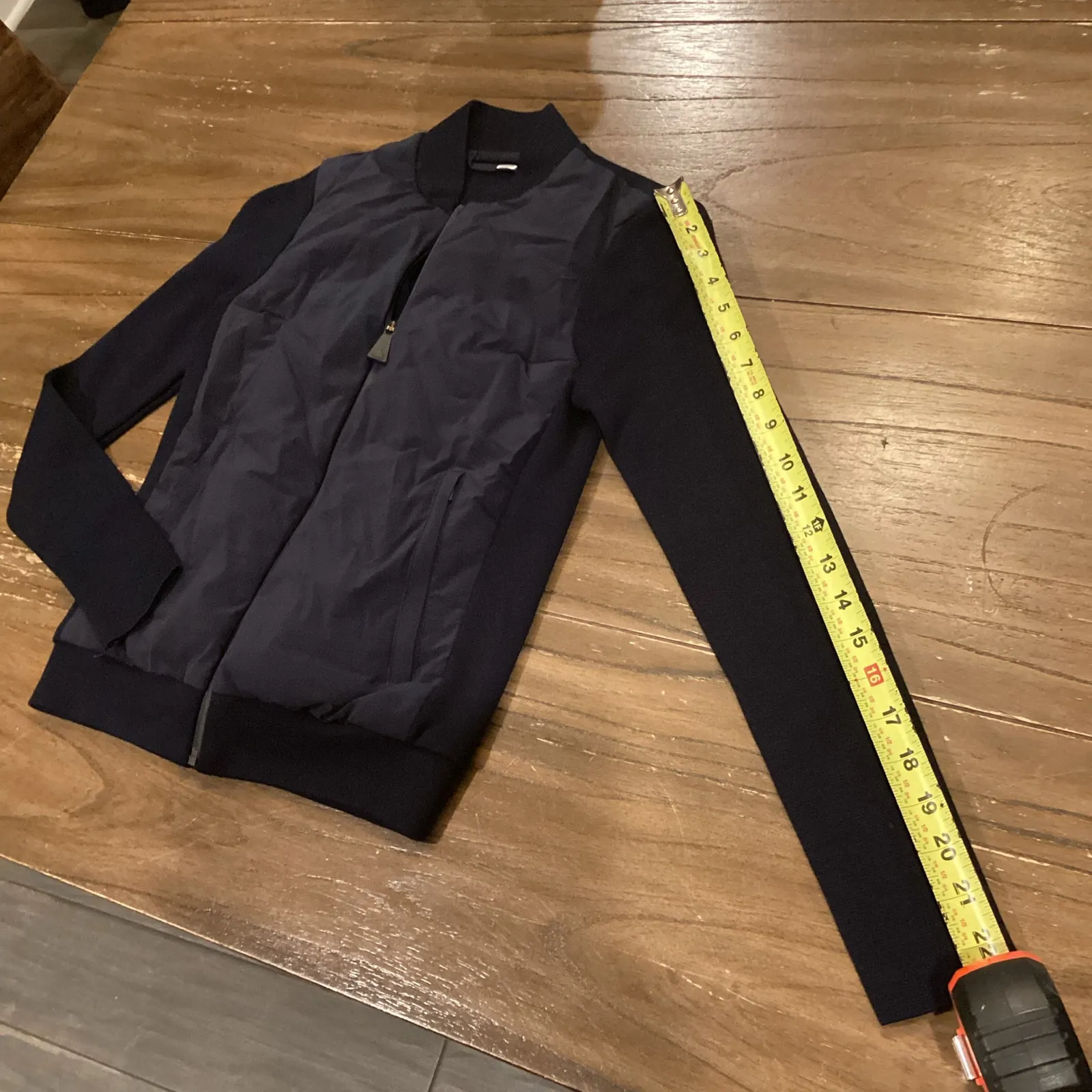 Aztech Mountain Dale of Aspen puffer down Jacket size 38 US 2 Navy Blue - Image 3