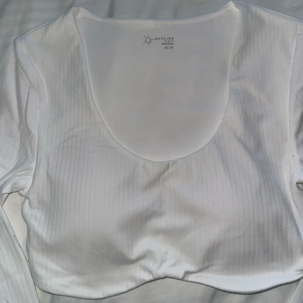 Aerie Offline Cropped Long Sleeve Top - Image 4