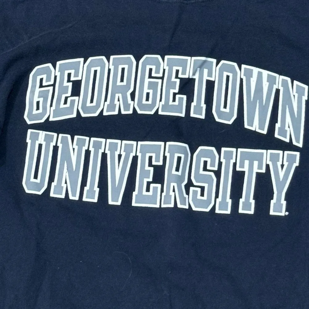 Champion  Georgetown University Long Sleeve Shirt Unisex Women’s Large - Image 2
