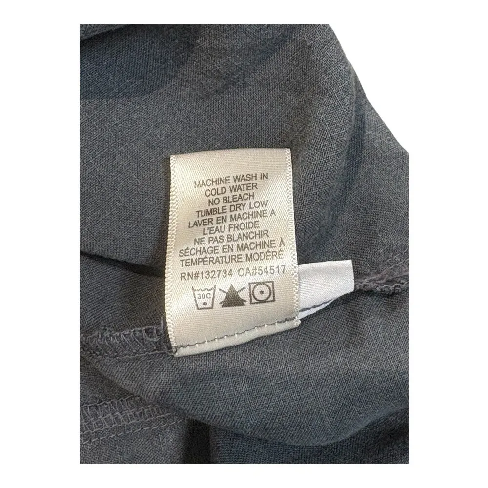 Anthropologie Cloth & Stone Utility Shirt Roll Tab Sleeves Gray Women Size Small - Image 8