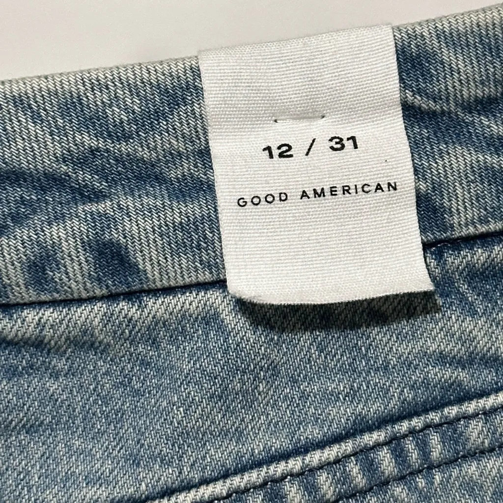 Good American Tube Maxi Denim Skirt in Indigo 357 Size 12 GLS828T - Image 5