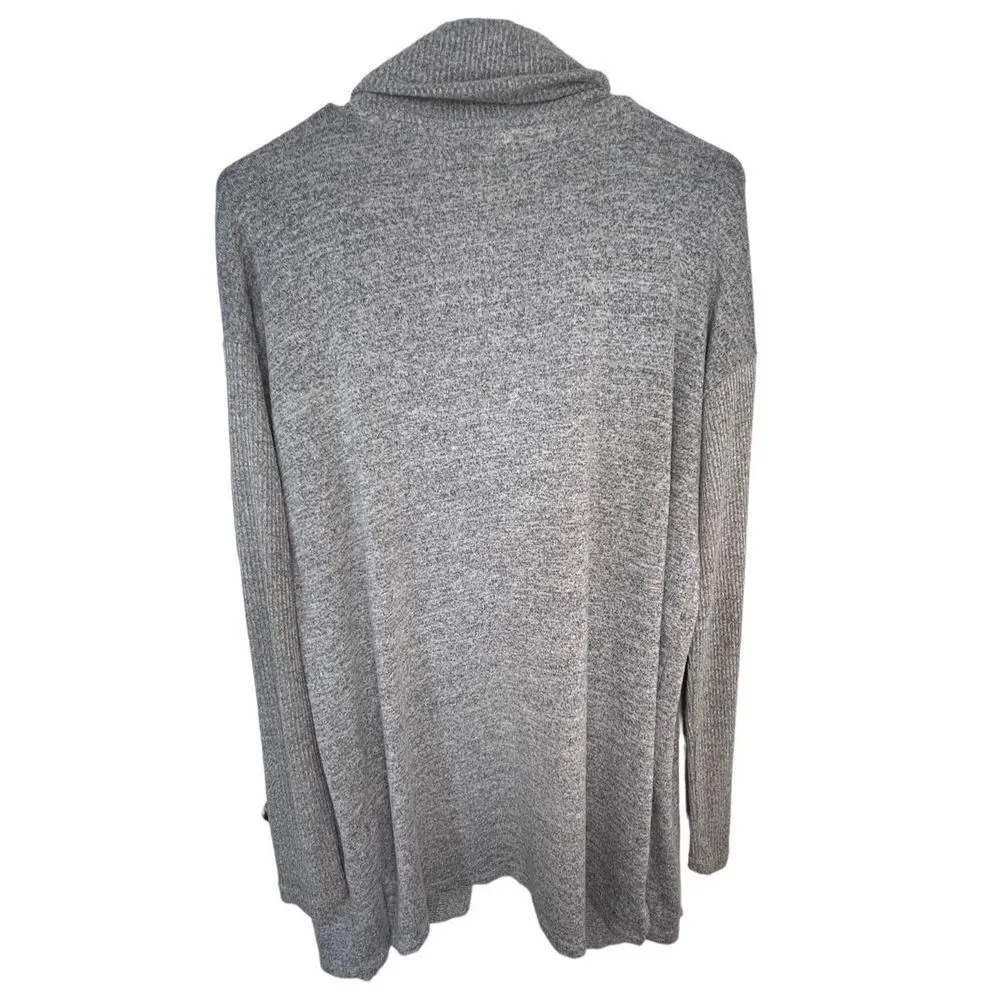 A New Day Basic Grey Lightweight Long Sleeve Cardigan - Image 3