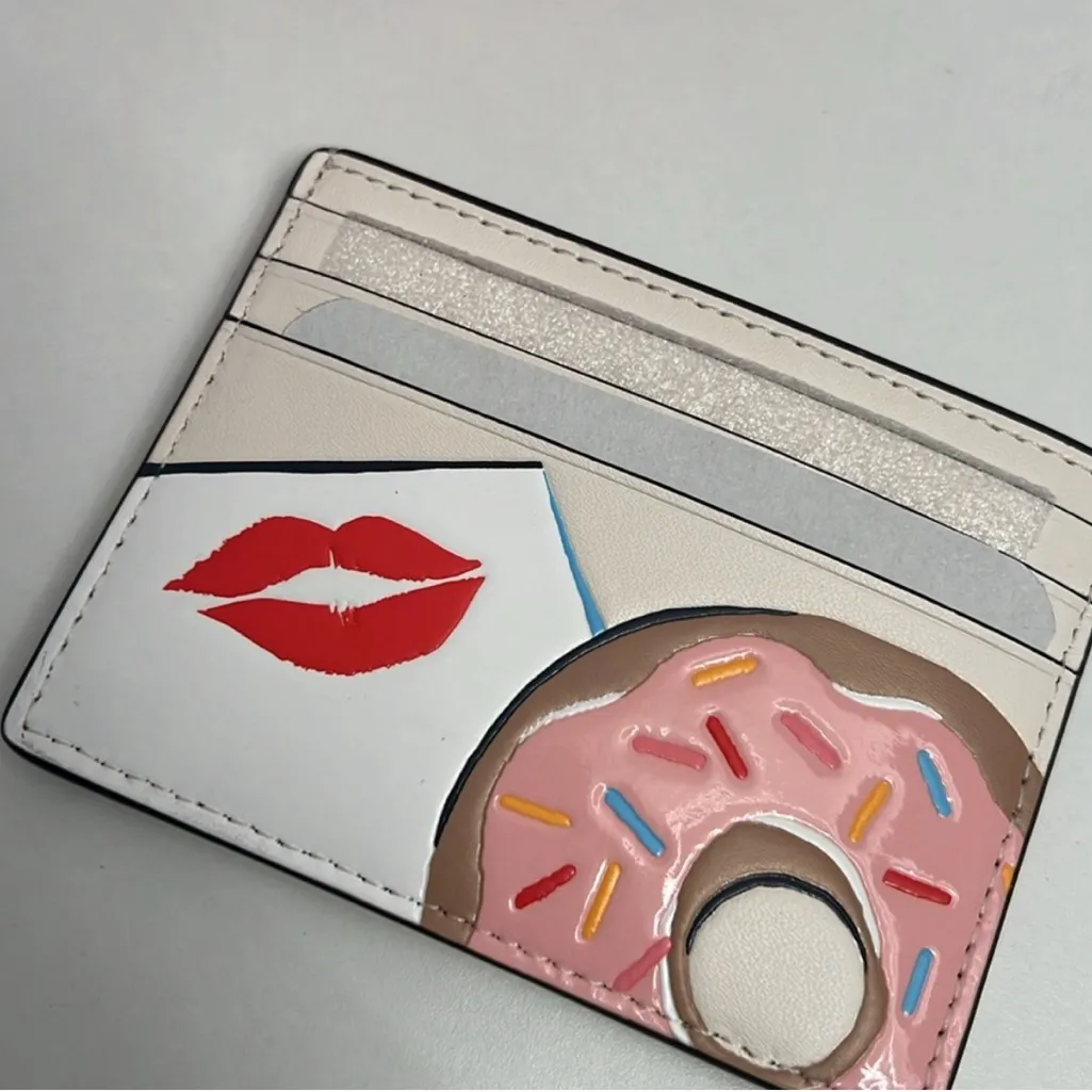 Kate♠️Spade Coffee Break Donut Small Slim Card Holder🍩🍩🍩🍩🍩🍩🍩 - Image 2