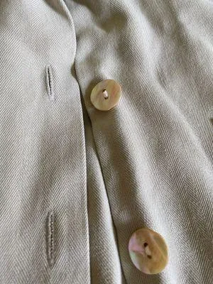 Tommy Bahama Tan  Vintage Button Up Shirt - Image 3