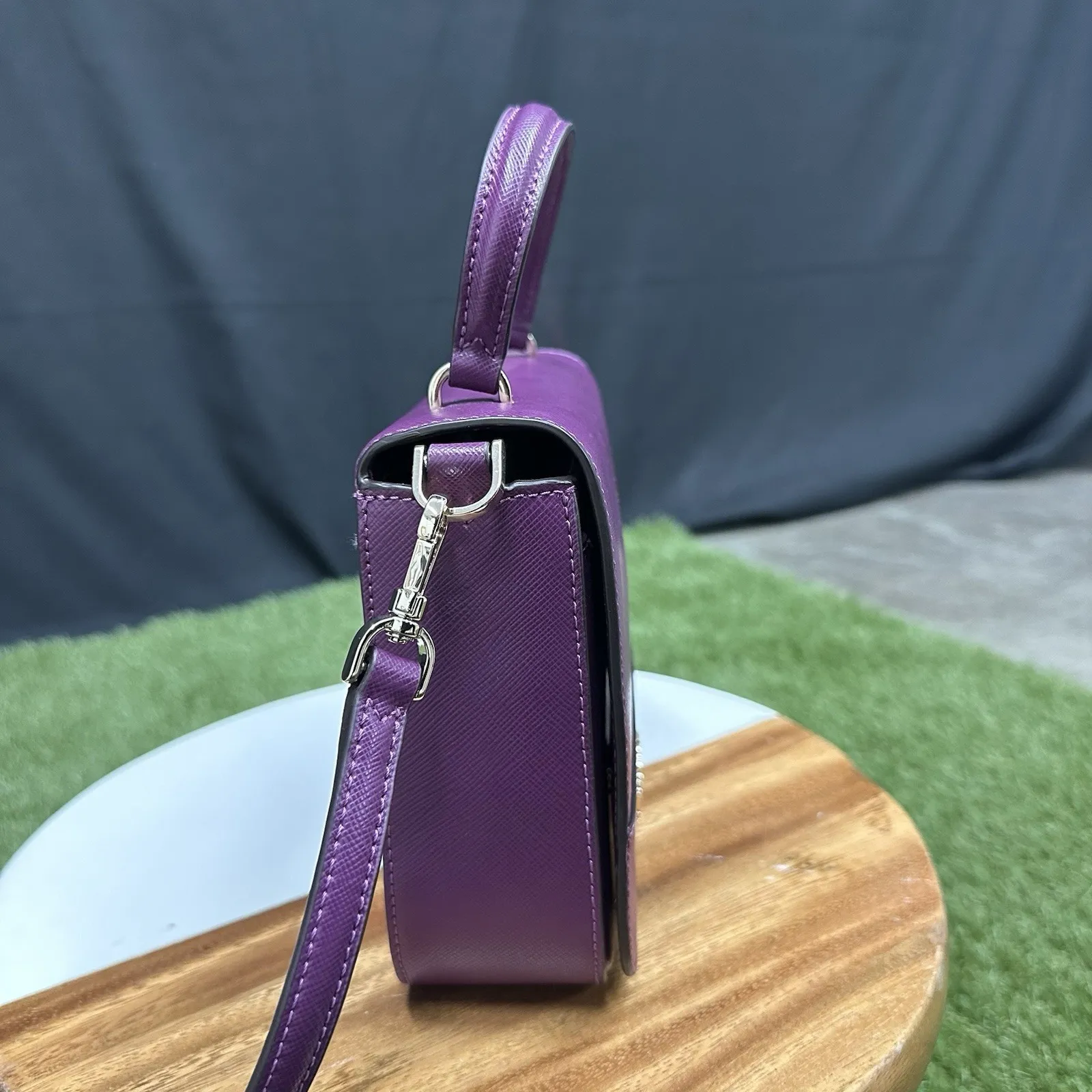 Kate Spade Staci Square‎ Crossbody Plum Pie - Image 5