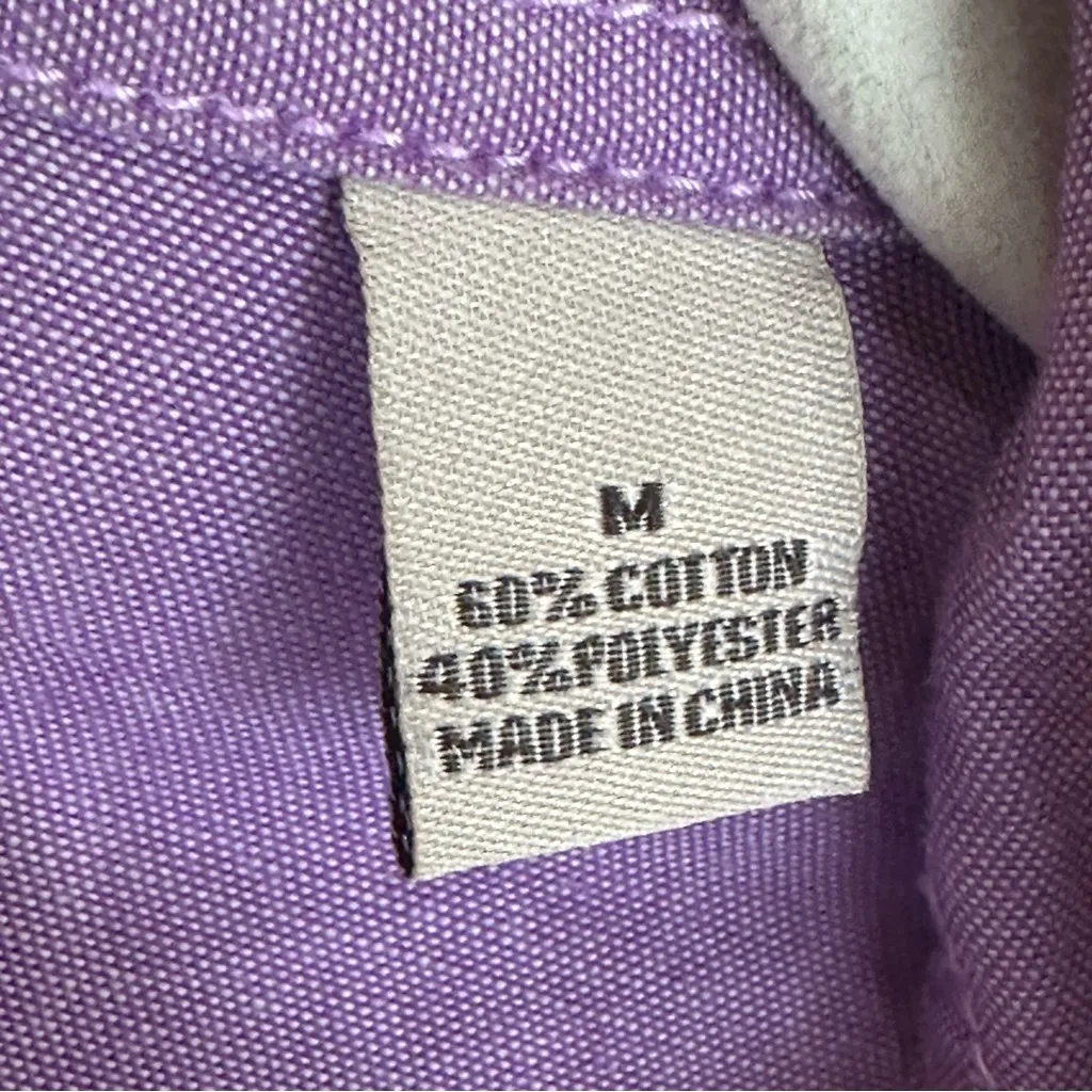 CE Schmidt Workwear Women’s Purple Fit For Her Long Sleeve Snap Closure Shirt M Size M - Image 5