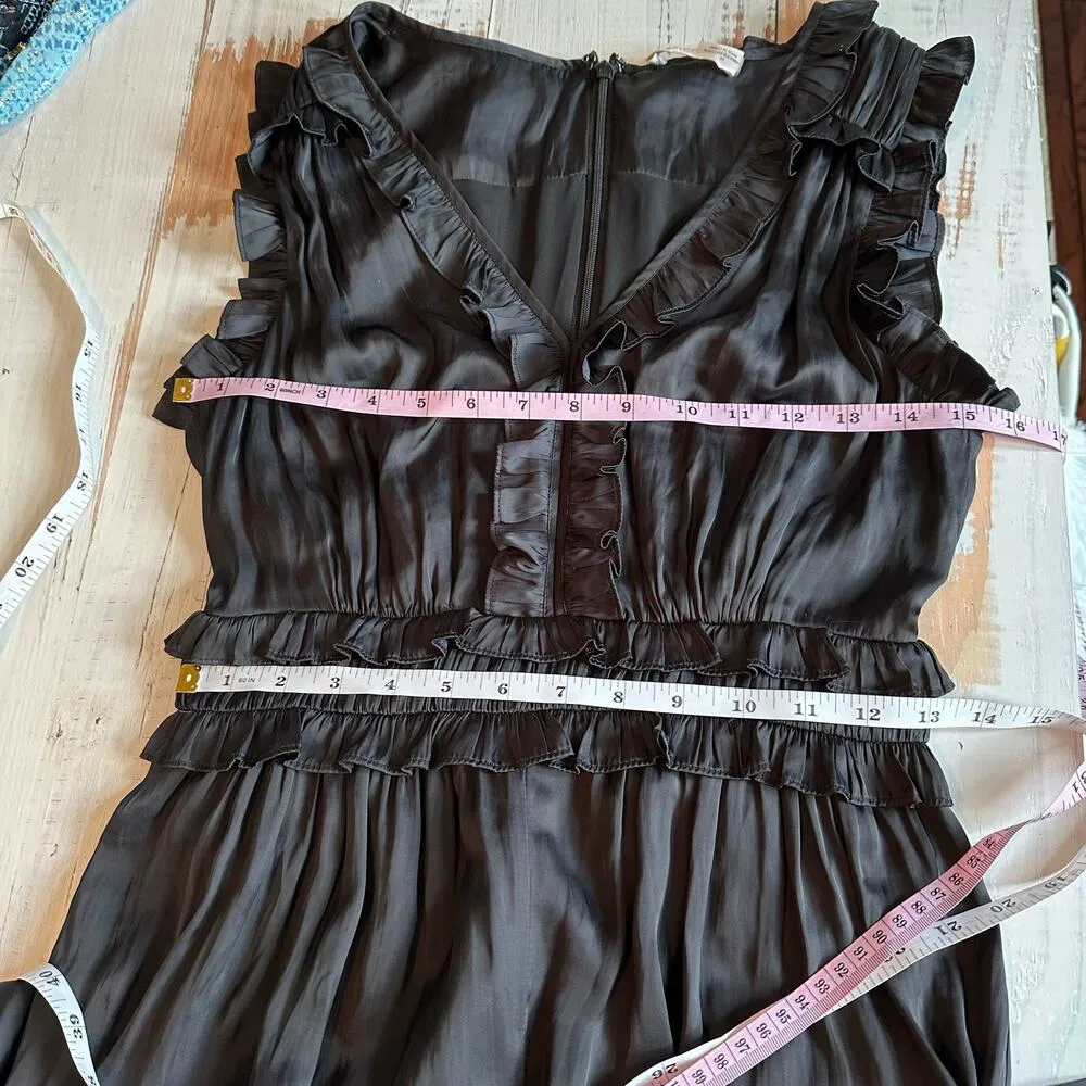 Ramy Brook Katelyn Ruffled Black Jumpsuit Size 00 Tall - Image 10