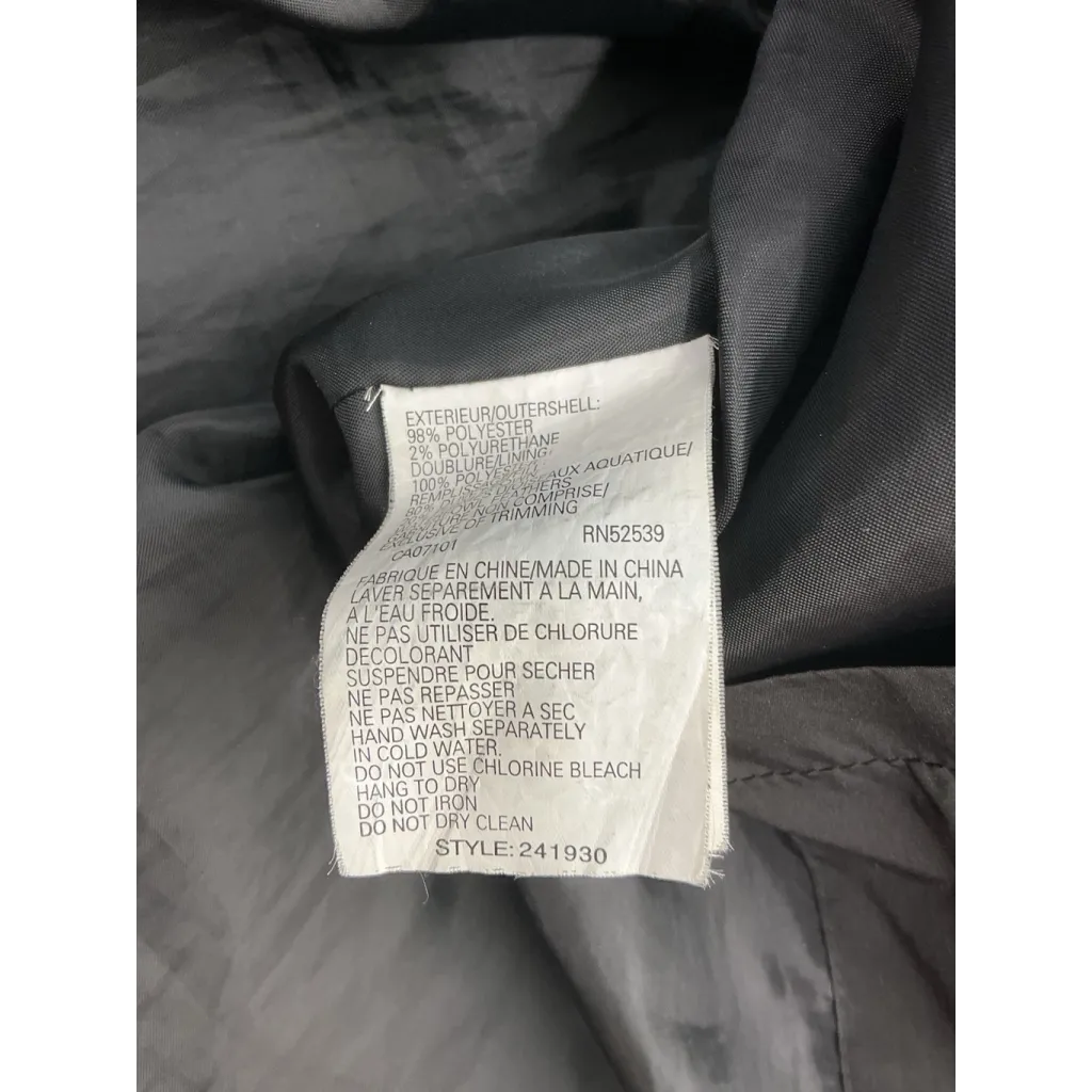 Womans Utek Design Quilted Puffer Coat Medium Black - Image 5