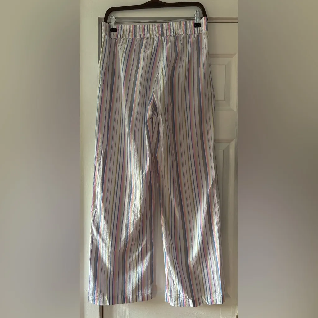 GAP Pastel Striped Pajama Pants Cotton‎ Size Small NWOT - Image 3