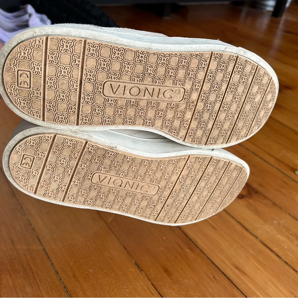 Vionic Womens Karmelle White Fashion Sneaker Size 9.5 - Image 7