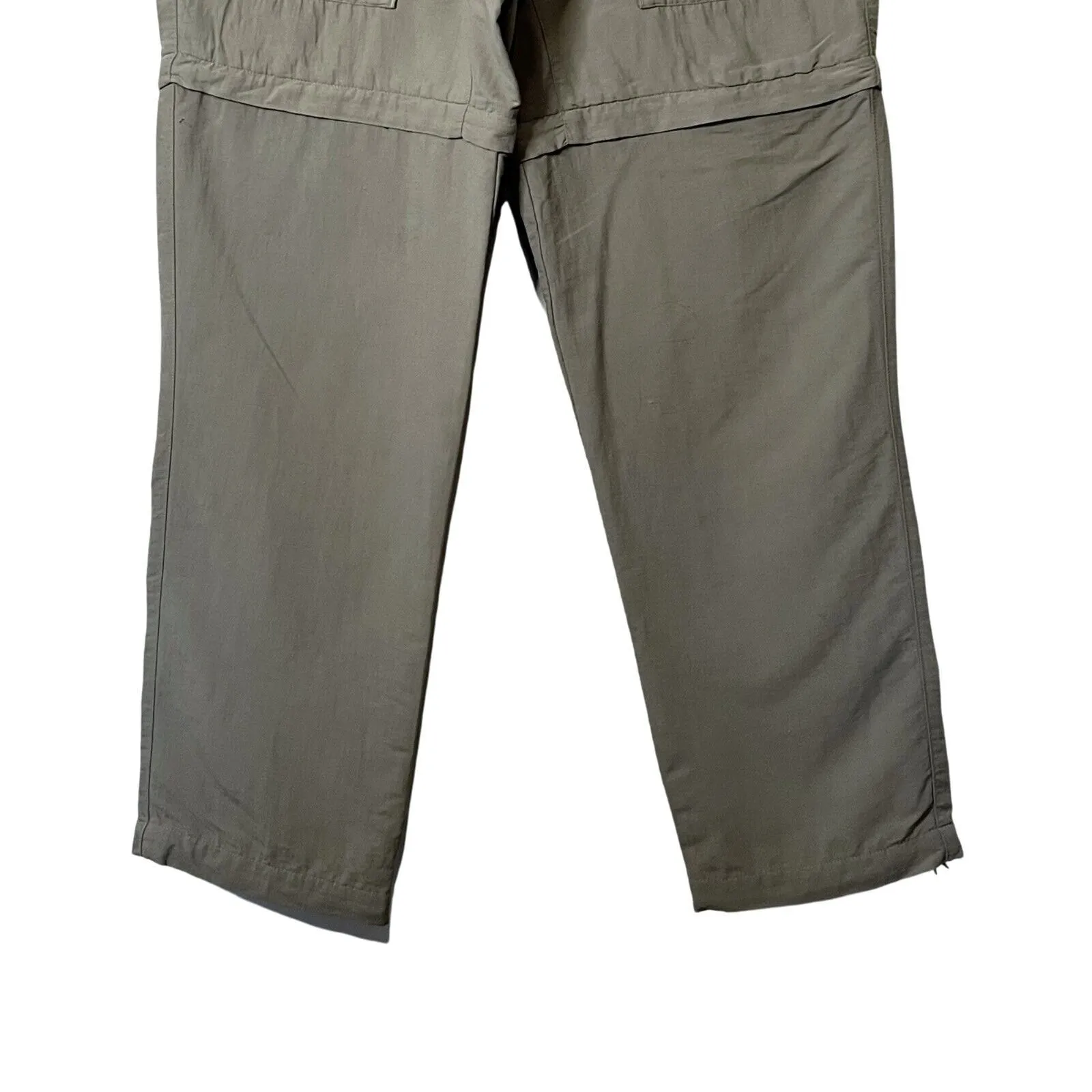 Lowe Alpine Womens Hiking Pants 29" Waist Tan Pockets Zip Away Shorts Outdoor - Image 4