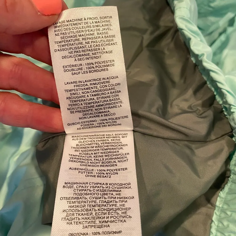 Columbia Mint Zip Up Winkbreaker Light Jacket Size Large - Image 8