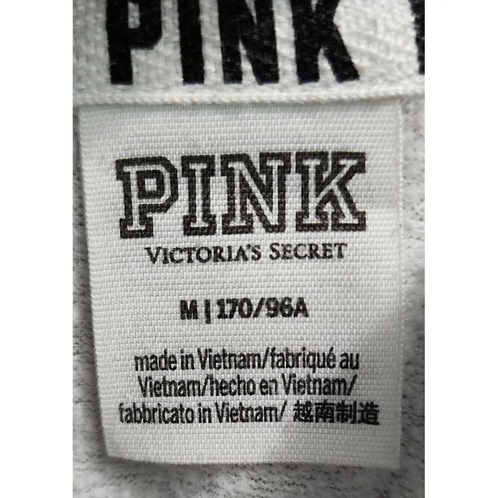 PINK Victoria's Secret Half Zip Color Block Pullover Sweatshirt‎ Dog Mint White - Image 6