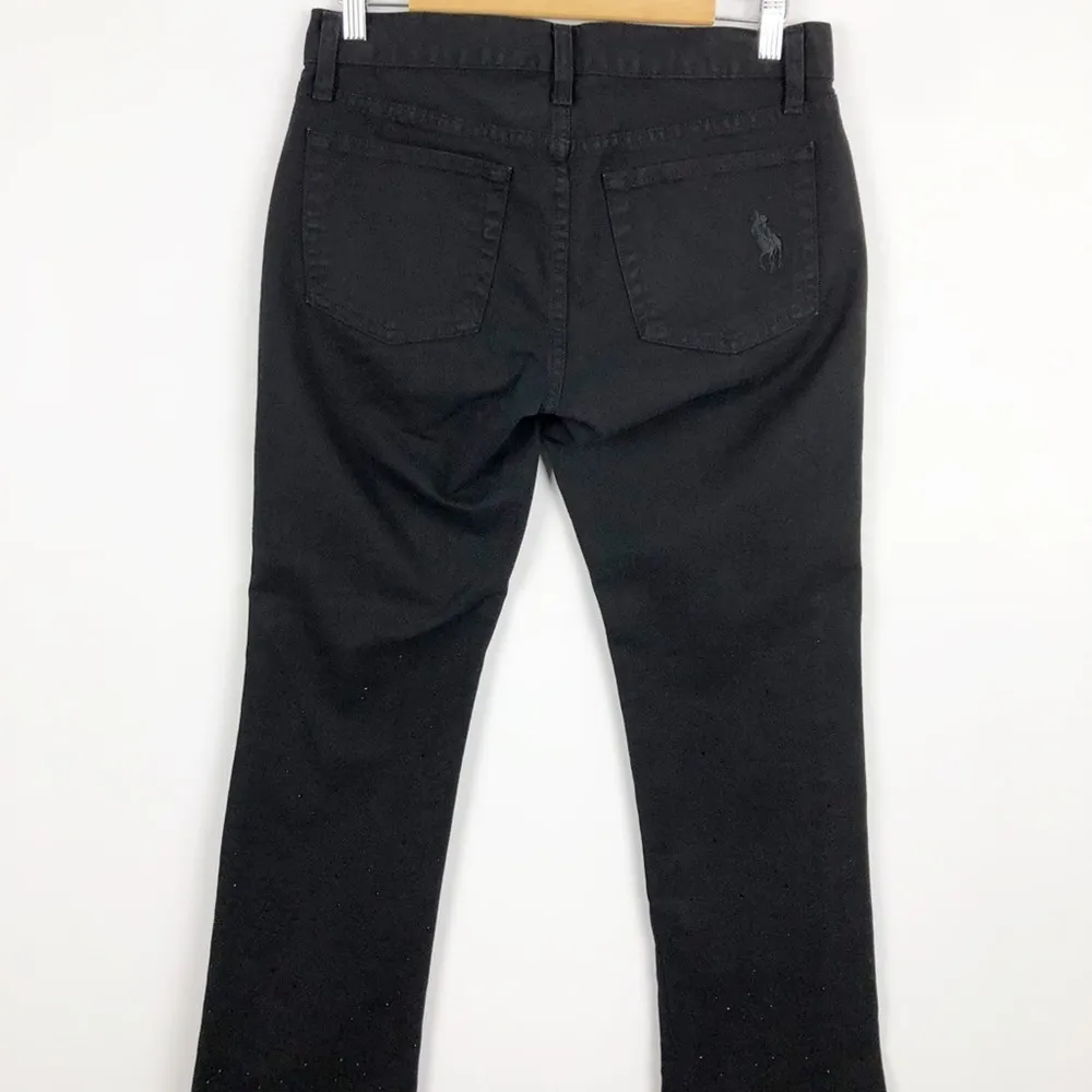 Ralph Lauren Black Label 867 Rhinestone Straight Leg Jeans 30 - Image 3