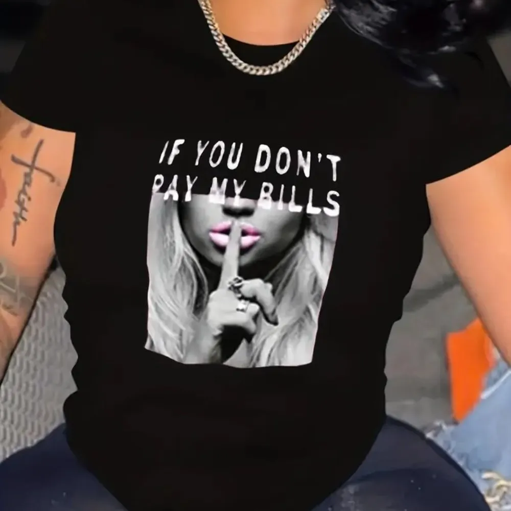 New "SHH If you don't pay my bills" Tee Shirt XL - Image 2