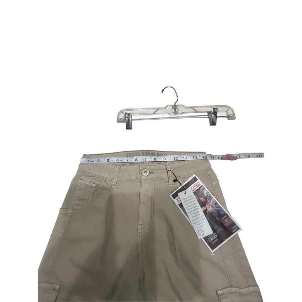 VIP Jeans Womans Relaxed Fit Jogging Pants Khaki/Cargo Sz 3 NWT - Image 5