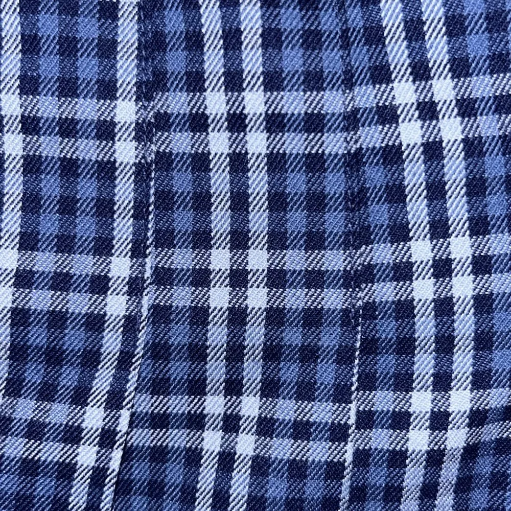 Aerie By American Eagle Blue and White Plaid Checkered Mini Skirt Size S NEW - Image 4