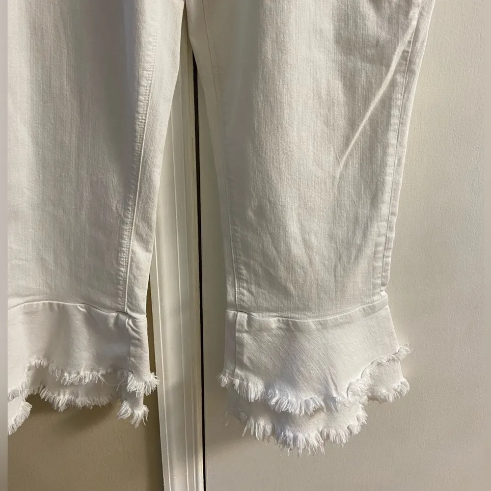 1. State 1.‎ State jeans white flare leg boho stretchy Sz 32 - Image 4