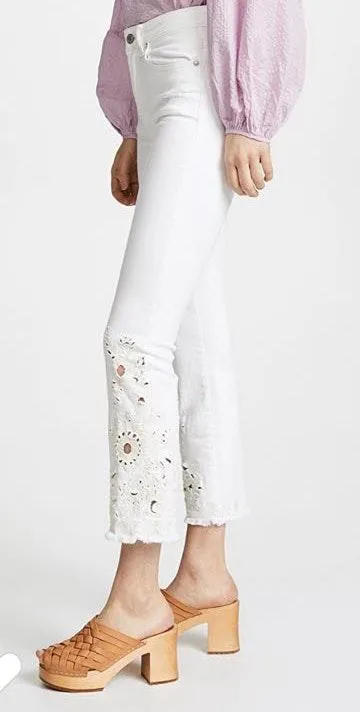 Free People White Jeans  - Image 3