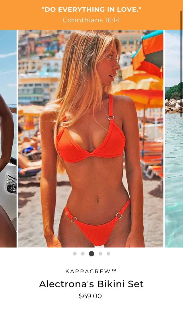 Kappa Crew Neon Swim Suit - Image 2