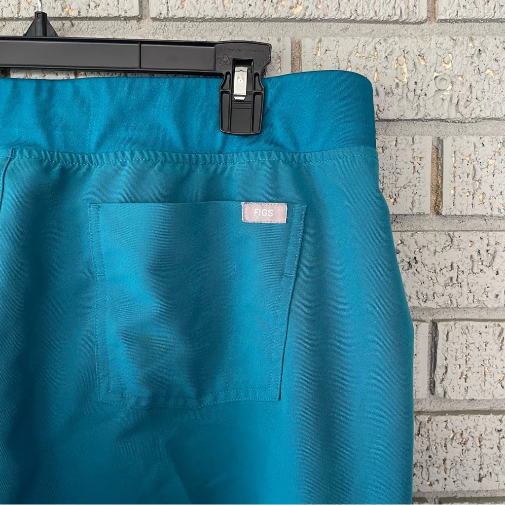 Figs Zamora Jogger Scrub Pants Pacific Blue Size XL - Image 5
