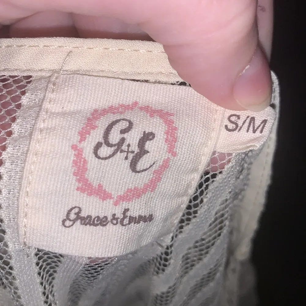 Grace & Emma cream lace boho long sleeve open cardigan - Image 7