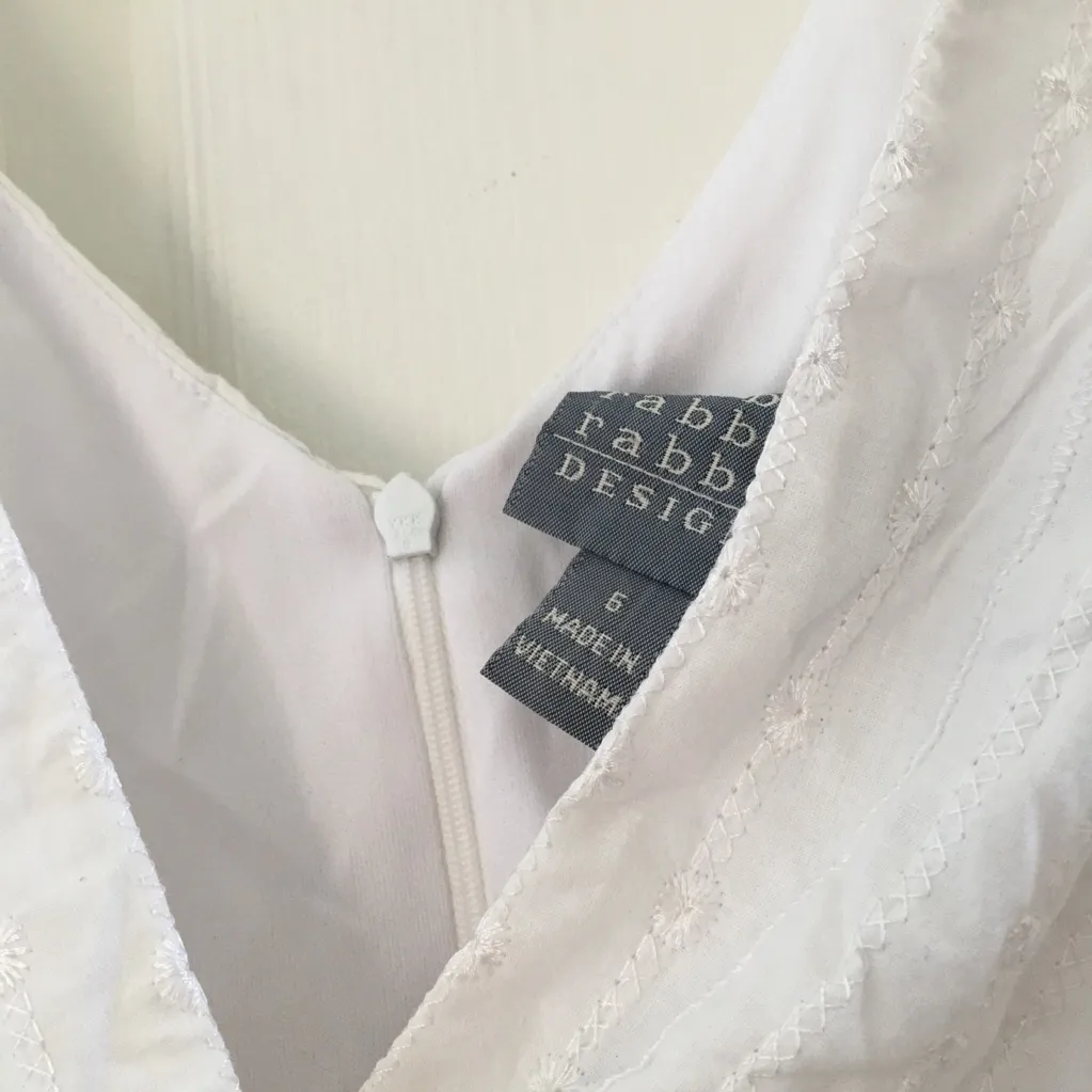 FINAL MARKDOWN Ladies’ rabbit rabbit rabbit Dress (6) White - Image 3