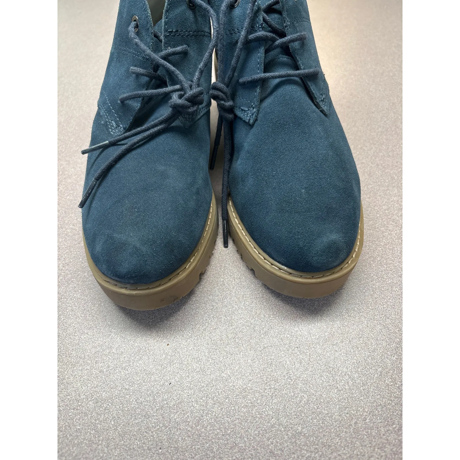 White Mountain Blue Danny Suede Booties Size 9.5W - Image 2