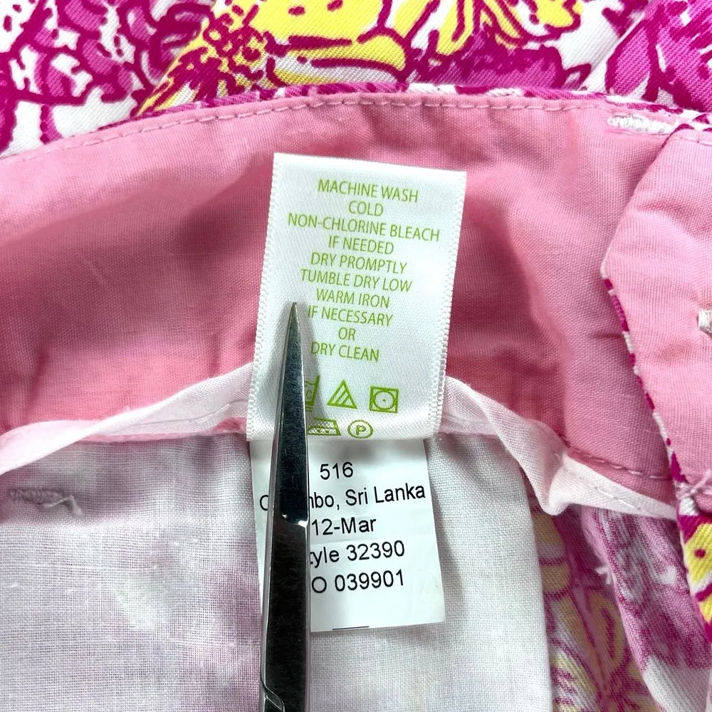 Lilly Pulitzer Whitney Pants in Chum Bucket Size‎ 0 NWOT - Image 7