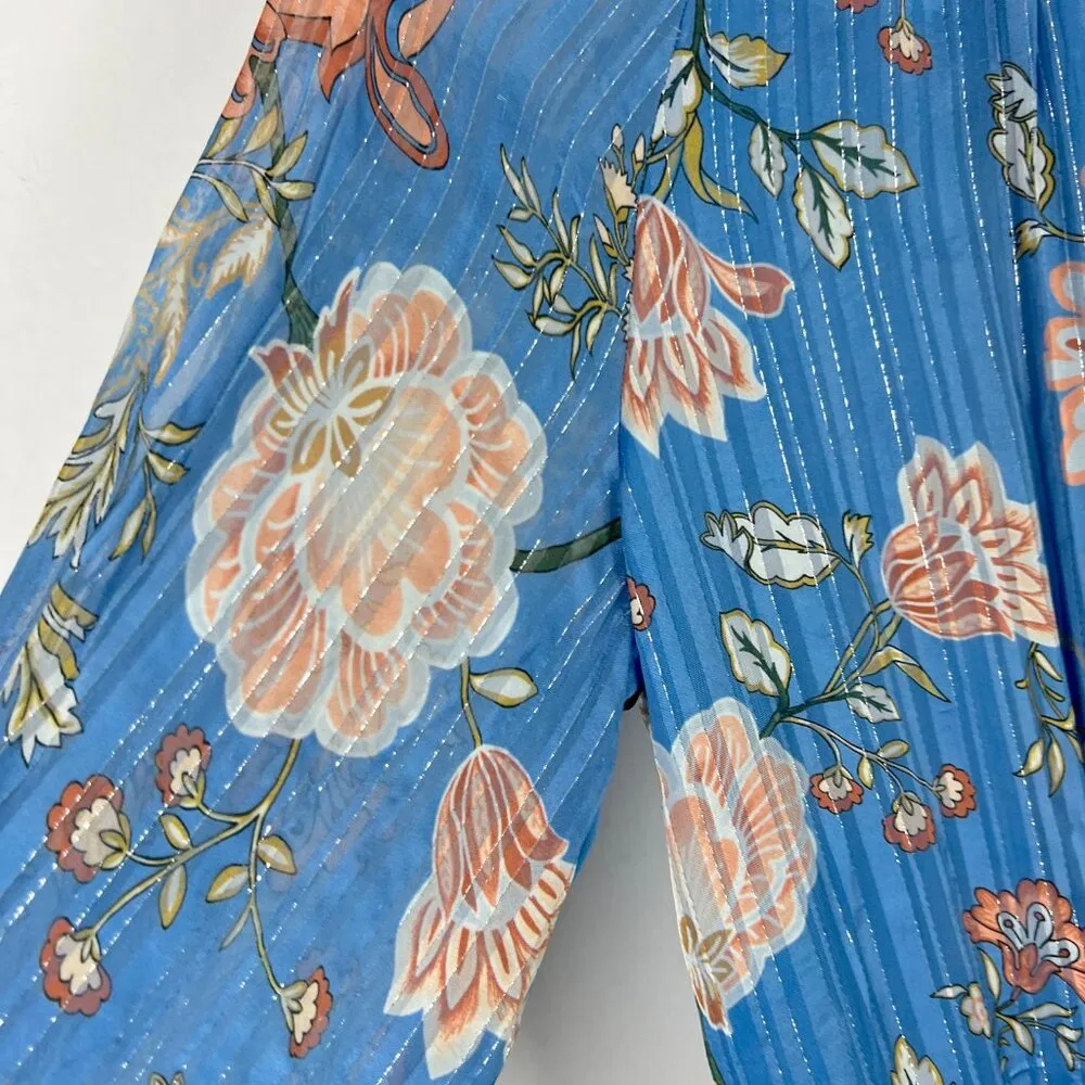 Ramy Brook Printed Hamilton Blouson Sleeve Mini Dress Long Sleeves Size Small - Image 14