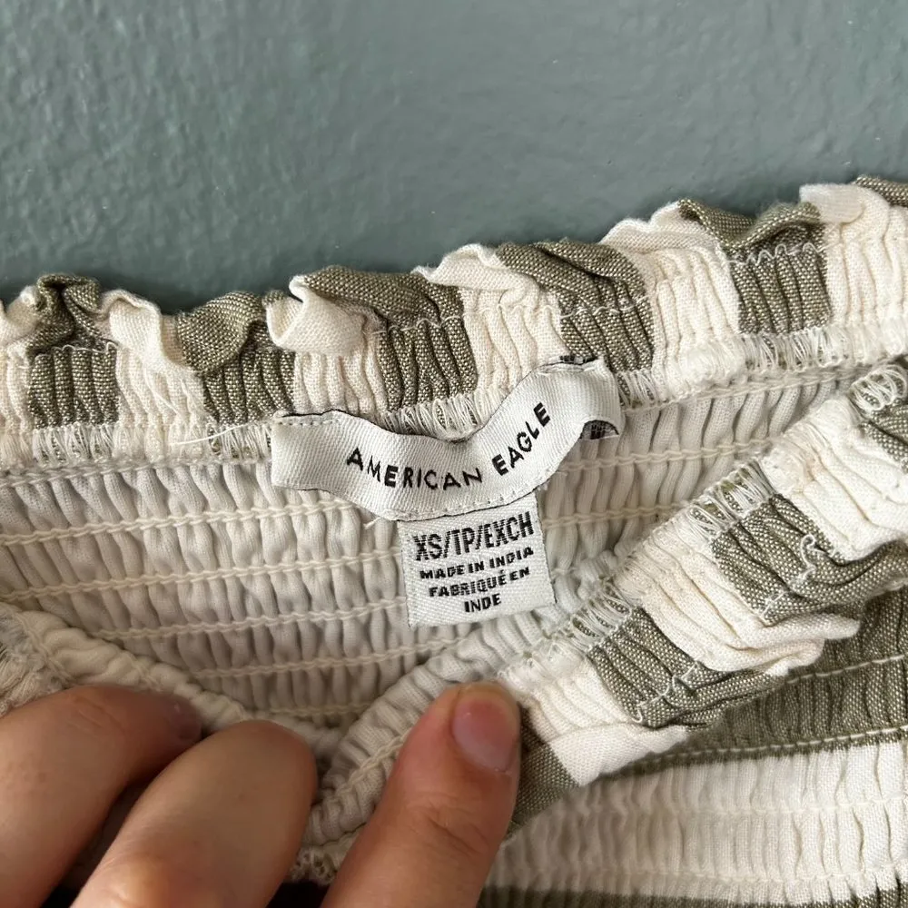 America Eagle Stripped Romper Extra Small - Image 3