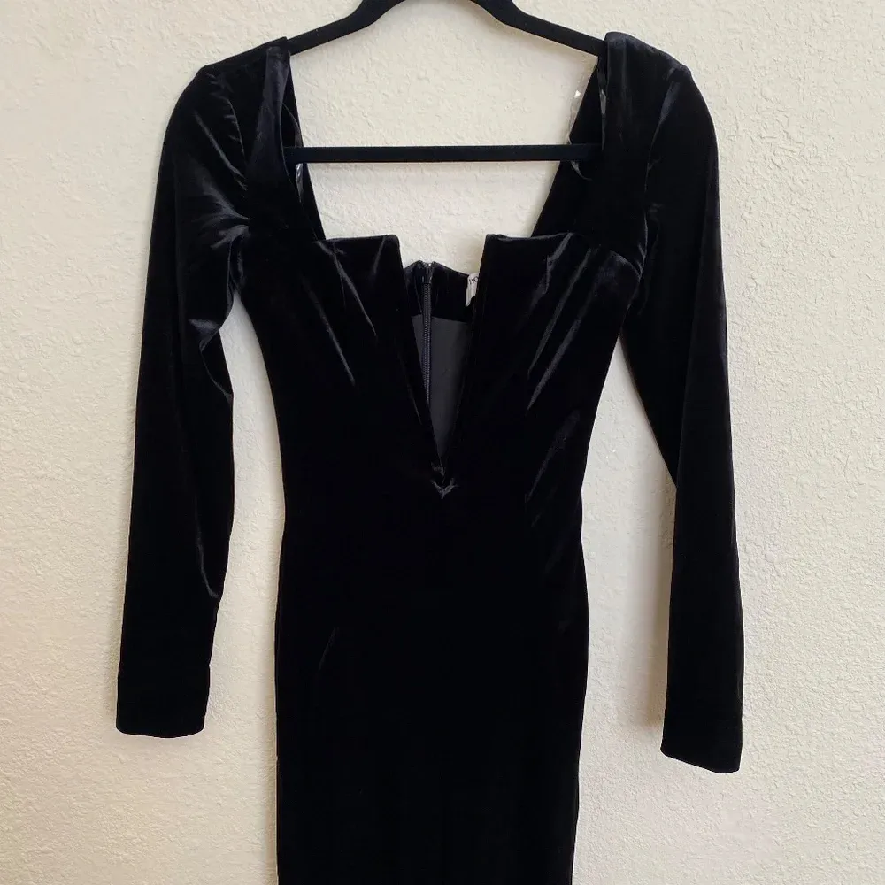 House of CB the Charlotte Plunge Maxi black Dress‎ Size XS NWOT - Image 8