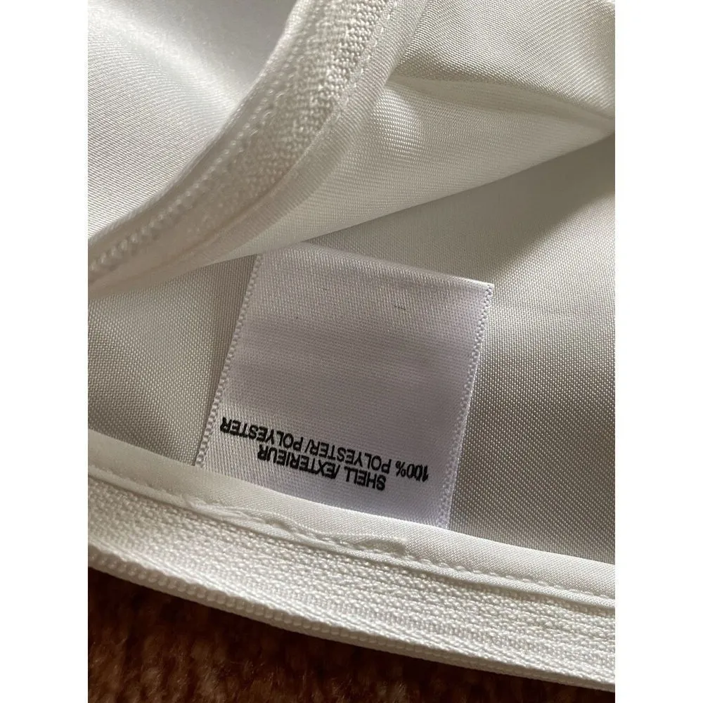 Women's Top BELLE BADGLEY MISCHKA  Off Shoulder Nance White Color Size 4/36 - Image 7