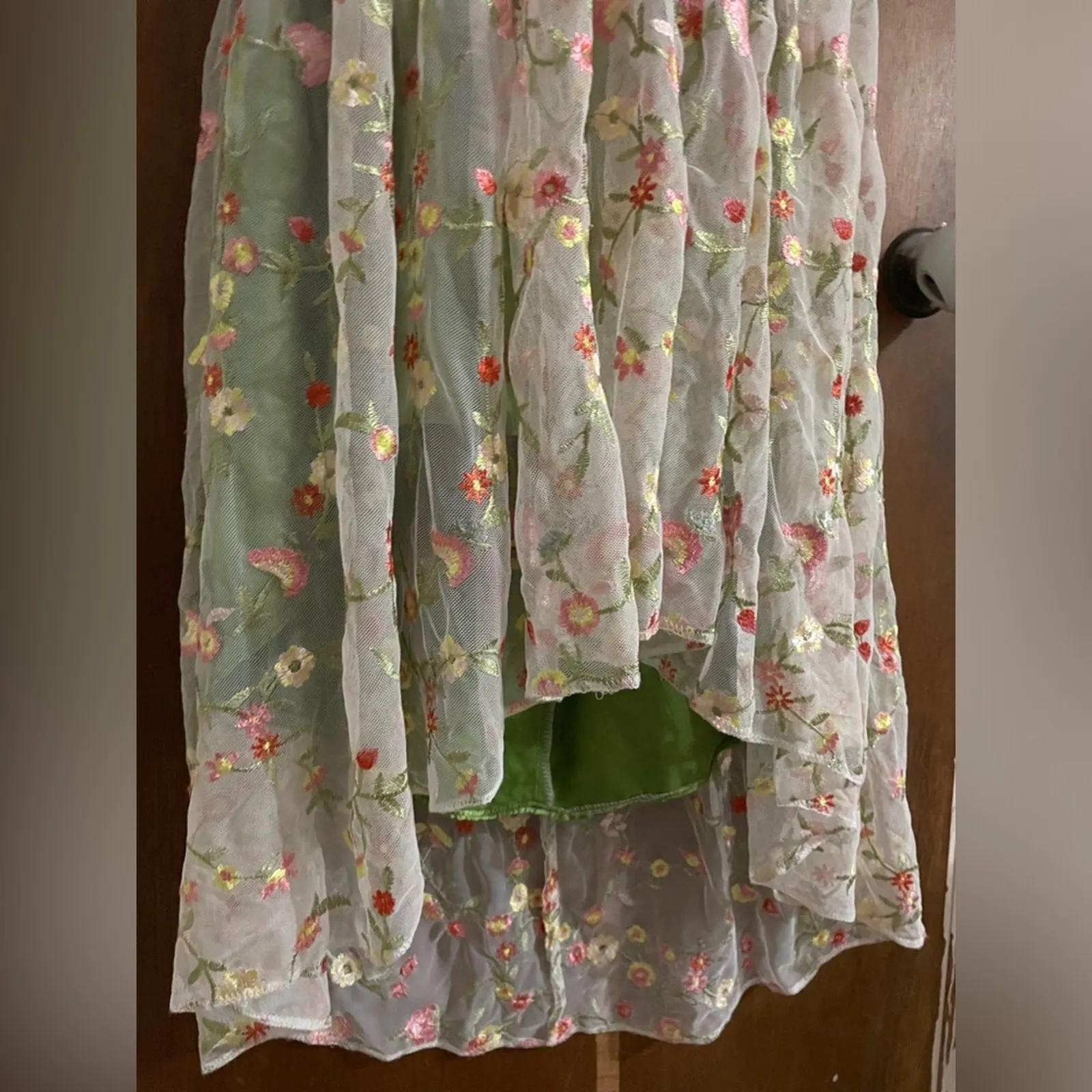 Matoshi inspired custom midi garden dress Green Size M - Image 9