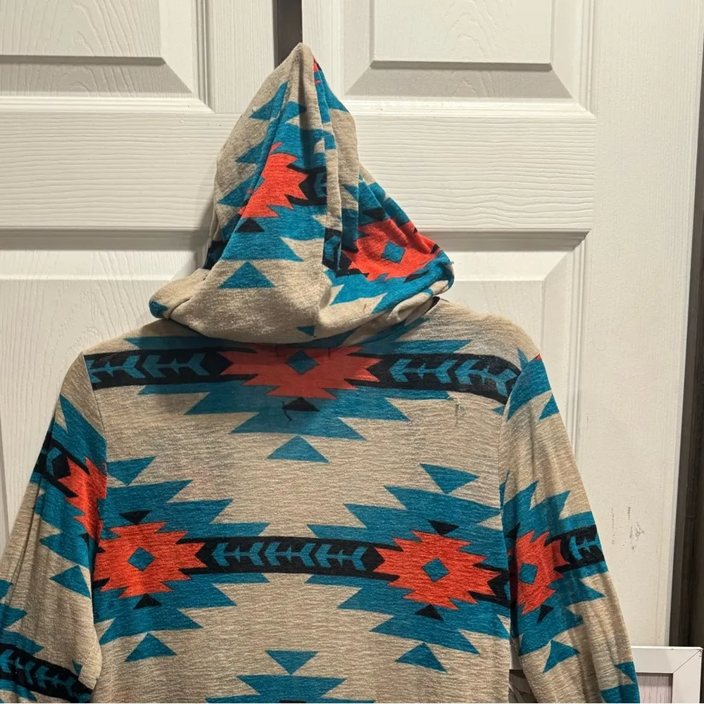 Moa Moa Aztec/Tribal Cardigan Size L - Image 4