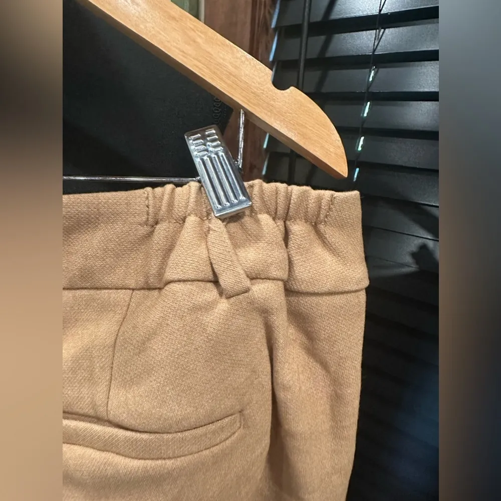 Talbots Tan Trousers Elastic Waist Size 16WP - Image 4