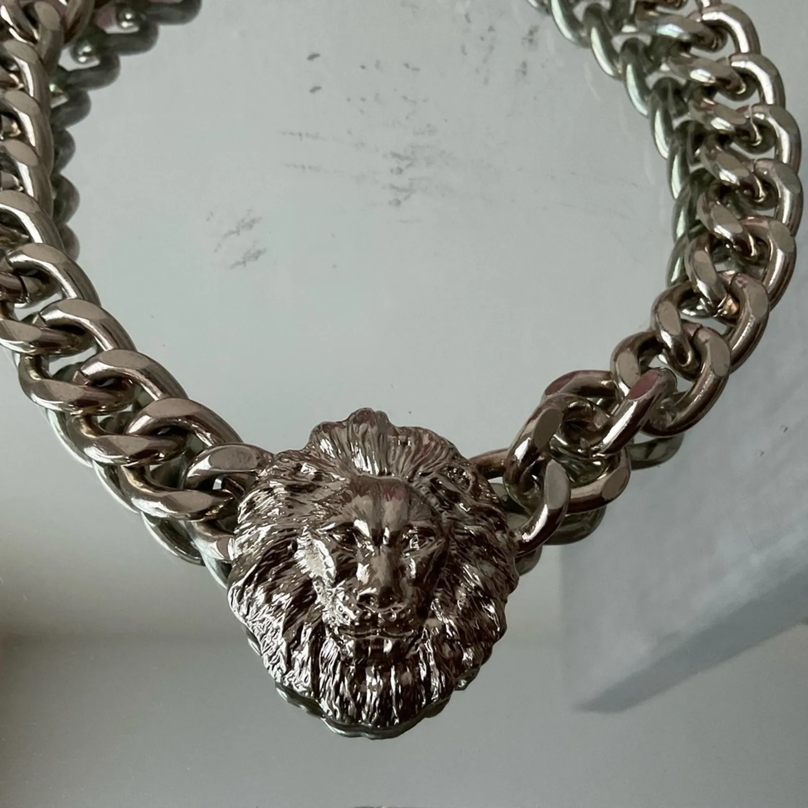 Melody Ehsani Silver Lion Necklace - Image 4