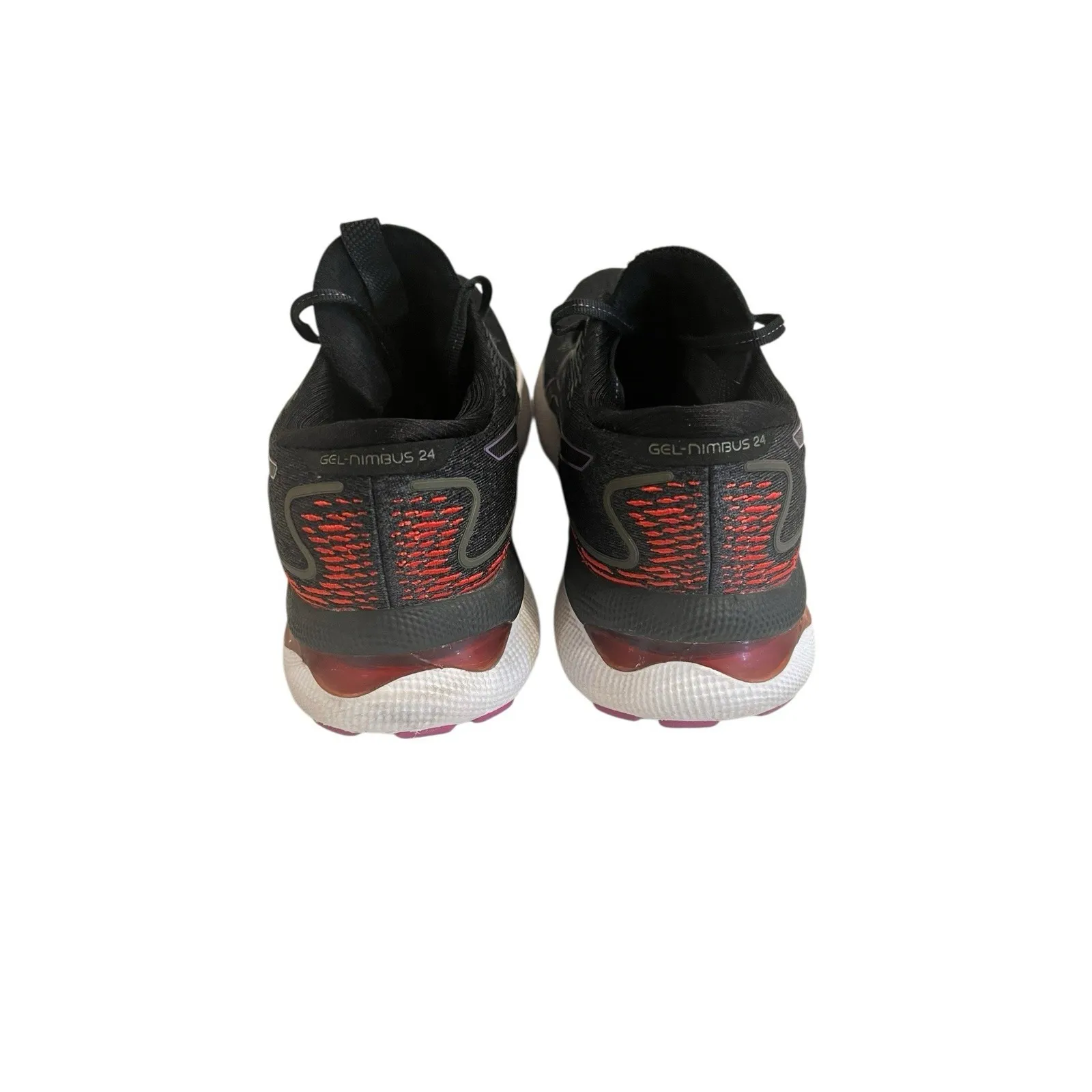 ASICS® Women's 6 B GEL-NIMBUS 24 Running Shoes in Black/Orchid 10 - Image 5