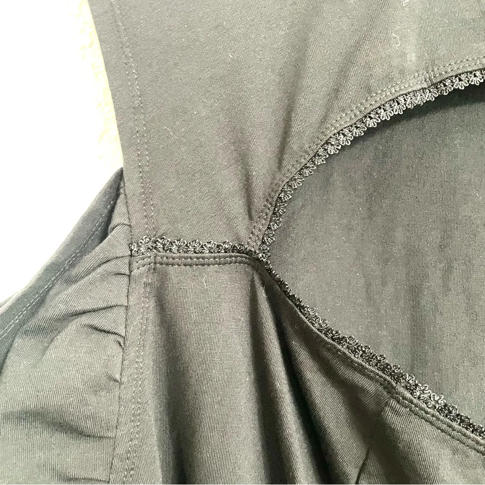 Hot Topic Royal Bones Womens Shirt Black Short Sleeve Cold Shoulder Plus Size 5X - Image 9