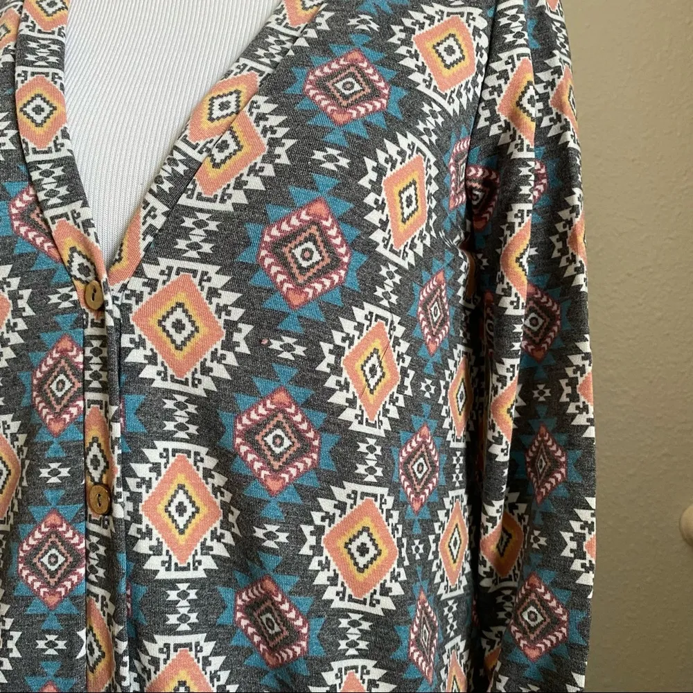 NWT Agnes & Dora Essential Cardigan | Fall Ikat - Image 4