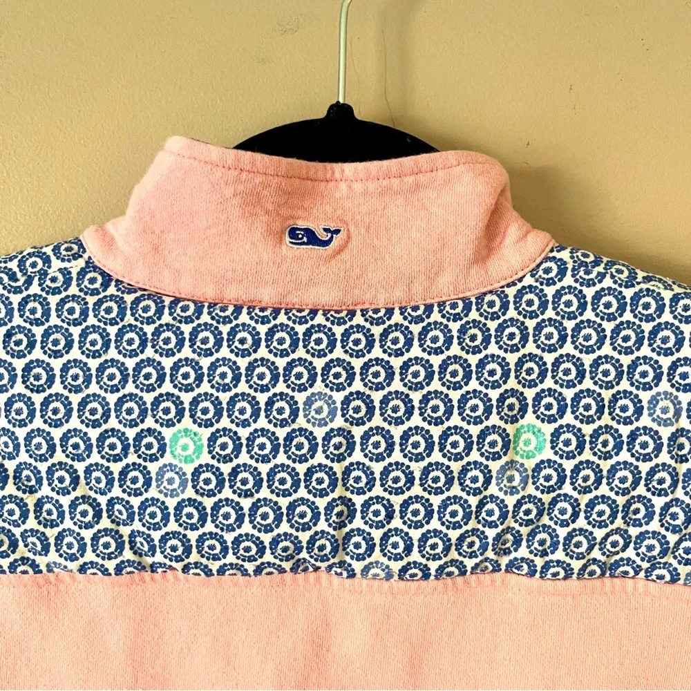 VINEYARD VINES | Pink Fleece Pullover Sweatshirt Sz XS - Image 3