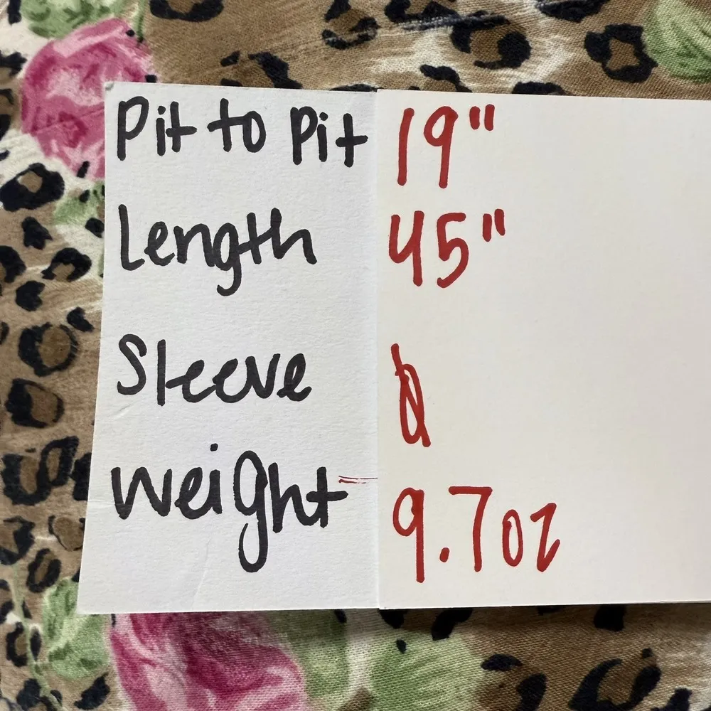 1980s Vintage Barbizon S Animal Print Floral Nightgown Muumuu House Dress Cotton - Image 8