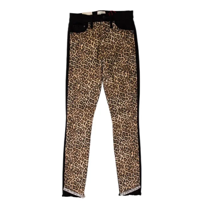 Alice + Olivia Leopard and Black Jeans Size 25 NWT - Image 6
