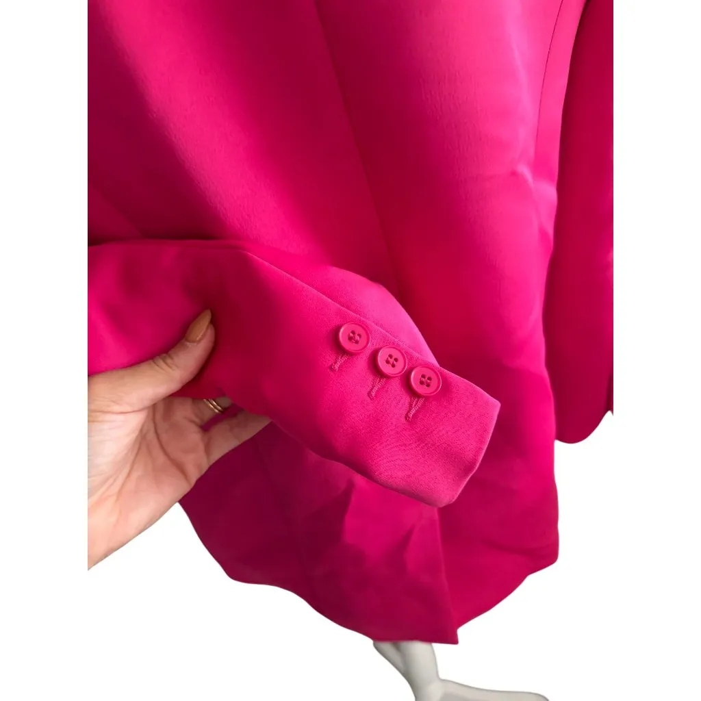 NA-KD Pink Oversized Button Jacket Blazer Size EU 34 / US 4 - Image 5