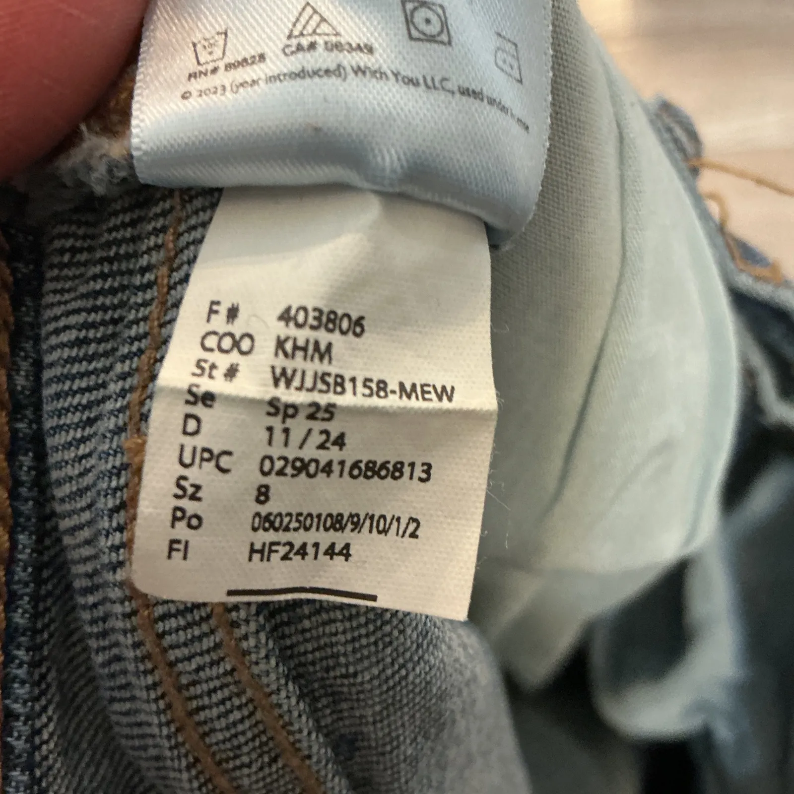 Jessica Simpson Freesia High Rise Wide Leg Jeans Medium Wash Size 8 - Image 6