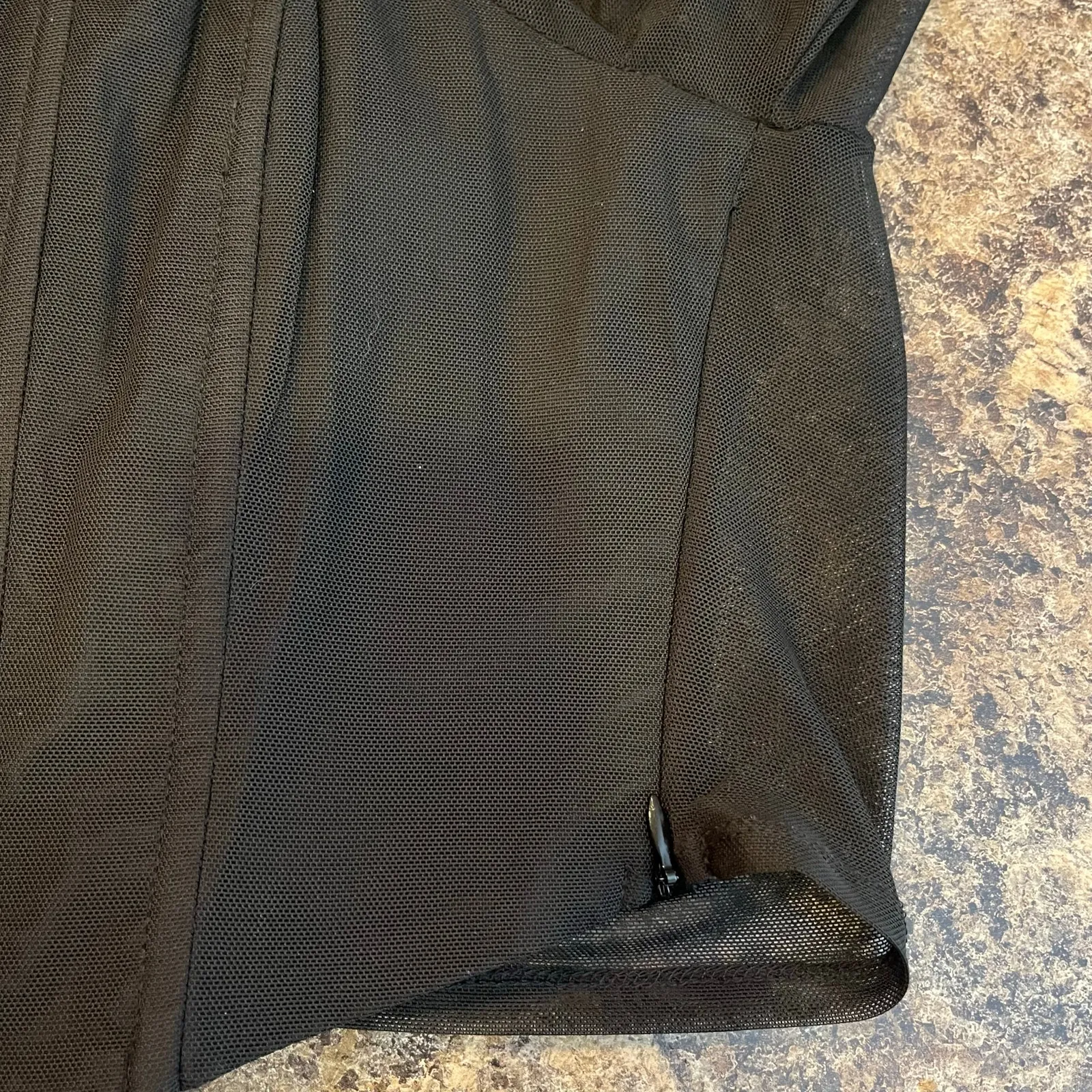 Princess Polly NEW Beverly Long Sleeve Shirt Black Corset Semi Sheer Back Size 6 - Image 9