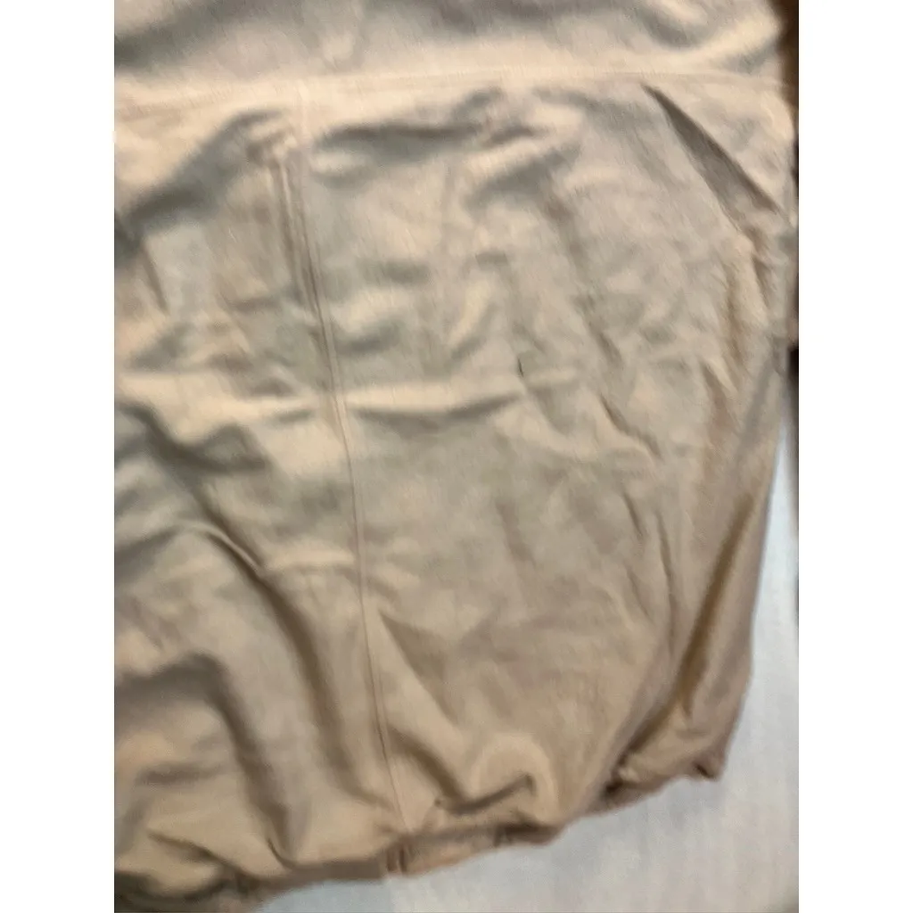 Perch by Blu Pepper Womens Fleece Zip Up Jacket Tan 2XL Cozy Minimalist New Size undefined - Image 9