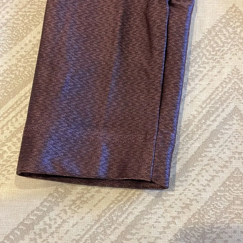 Koral Women’s Mauve/Purple with Black Mesh Leggings - Image 4