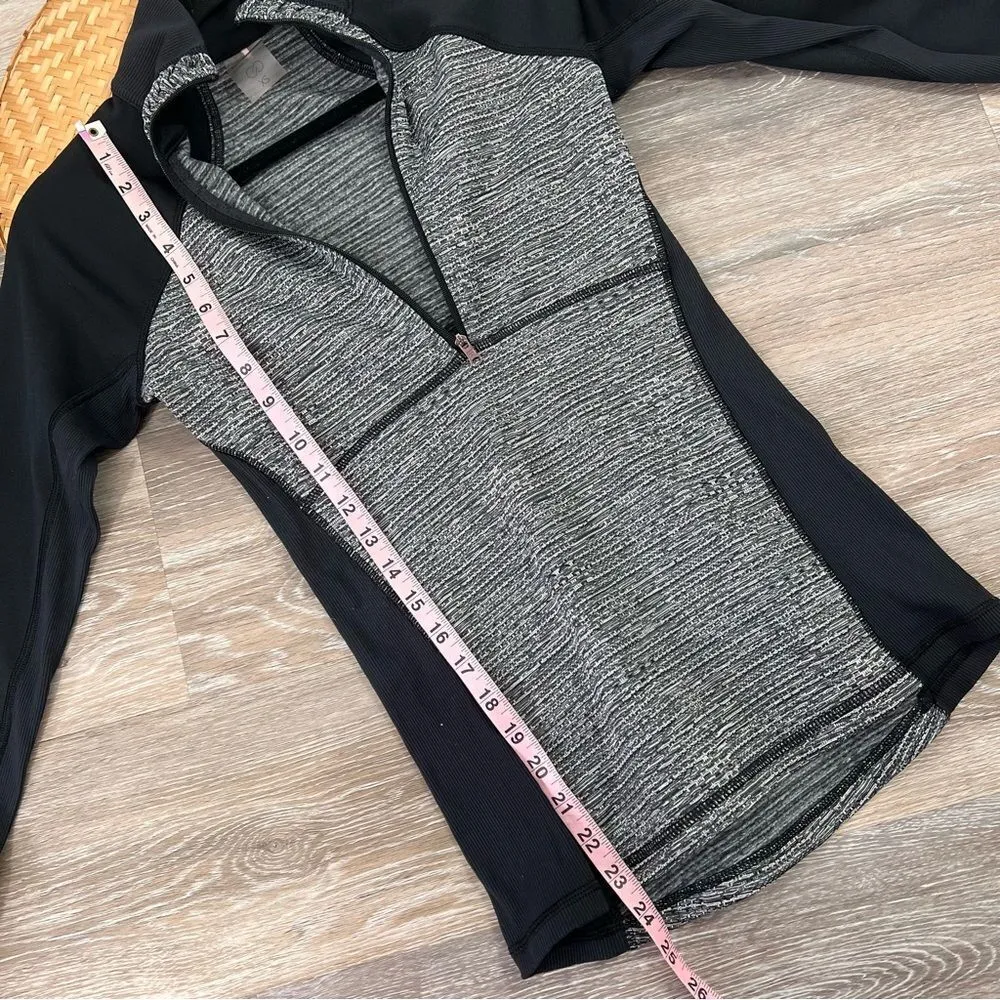 Calia‎ by Carrie underwood quarter zip running top herringbone and black Size XS - Image 5