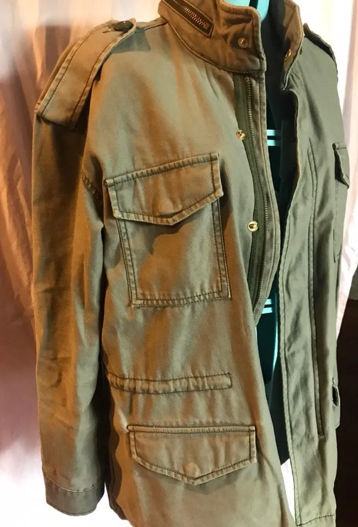 American Eagle Outfitters Olive Green Jacket - Image 5